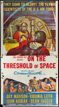 9p0236 ON THE THRESHOLD OF SPACE 3sh 1956 scientists of the U.S. Air Force soar to glory!