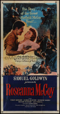9p0248 ROSEANNA MCCOY 3sh 1949 Farley Granger in famous feud with the Hatfields, Nicholas Ray
