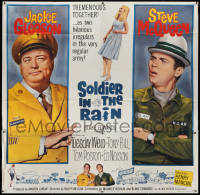 9p0175 SOLDIER IN THE RAIN 6sh 1964 misfit soldiers Steve McQueen & Jackie Gleason, Tuesday Weld!