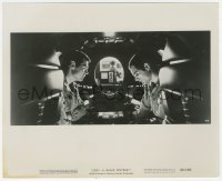 9p0642 2001: A SPACE ODYSSEY Cinerama 8.25x10 still 1968 HAL spies on Keir Dullea & Gary Lockwood!