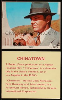 9p0917 CHINATOWN 2 8x10 mini LCs 1974 close-up of Jack Nicholson, Roman Polanski classic!