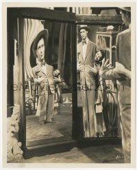 9p0661 CITY STREETS 8.25x10 still 1931 Gary Cooper & Sylvia Sidney clowning by funhouse mirror!