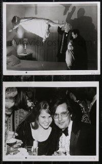 9p0918 EXORCIST 2 7.5x10 to 8x10 stills 1974 William Friedkin candid with Linda Blair, bed scene!