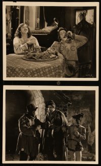 9p0922 HUNCHBACK OF NOTRE DAME 2 8x10 stills 1923 Raymond Hatton as Gringoire in both, Kerry!