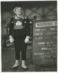 9p0707 MAN OF A THOUSAND FACES 7.5x9.25 wardrobe test photo 1957 James Cagney as clown Lon Chaney!