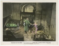 9p0729 PHANTOM OF THE OPERA color 8x10.25 still R1948 masked Claude Rains shows Susanna Foster his world!
