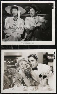 9p0934 SECOND HONEYMOON 2 8x10 stills 1937 Tyrone Power, Loretta Young, Marjorie Weaver!