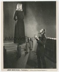 9p0758 SVENGALI 8x9.75 still 1931 crazed John Barrymore hypnotizing Marian Marsh as Trilby on stage!