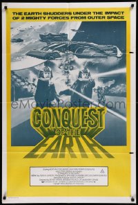 9p0294 CONQUEST OF THE EARTH Aust 1sh 1980 Kent McCord, Battlestar Galactica compilation!