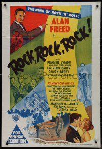 9p0313 ROCK ROCK ROCK Aust 1sh 1956 Alan Freed, Chuck Berry, Connie Francis & Bo Diddley!
