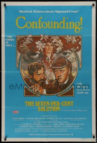 9p0314 SEVEN-PER-CENT SOLUTION Aust 1sh 1976 Alan Arkin, Robert Duvall, Redgrave, great Drew Struzan art!