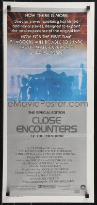 9p0343 CLOSE ENCOUNTERS OF THE THIRD KIND S.E. Aust daybill 1981 Spielberg classic with new scenes!
