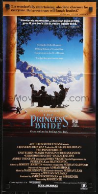 9p0407 PRINCESS BRIDE Aust daybill 1987 Rob Reiner fantasy classic as real as the feelings you feel!