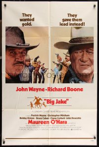 9p0461 BIG JAKE 1sh 1971 Richard Boone wanted gold but John Wayne gave him lead instead!