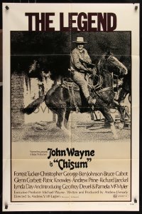 9p0477 CHISUM 1sh 1970 BIG John Wayne, the legend, the hero, the man, the winner, the western!