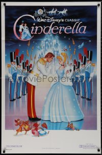 9p0479 CINDERELLA int'l 1sh R1987 Walt Disney classic romantic musical fantasy cartoon!