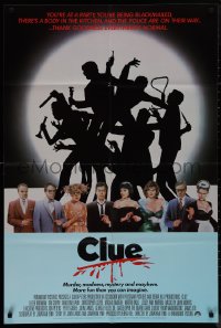 9p0484 CLUE int'l 1sh 1985 Madeline Kahn, Tim Curry, Christopher Lloyd, different cast images!