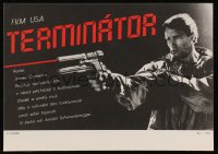 9p0100 TERMINATOR Czech 8x12 1990 different image of classic cyborg Arnold Schwarzenegger!