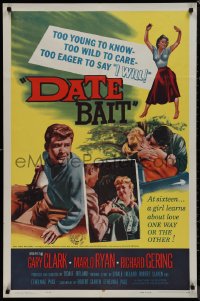 9p0492 DATE BAIT 1sh 1960 teens too young to know, too wild to care & too eager to say I WILL!