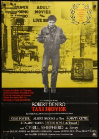 9p0141 TAXI DRIVER German 1976 classic image of Robert De Niro, directed by Martin Scorsese!
