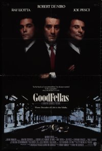 9p0531 GOODFELLAS int'l 1sh 1990 Robert De Niro, Joe Pesci, Ray Liotta, Martin Scorsese classic!