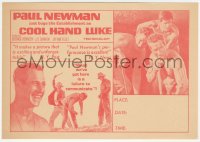 9p0041 COOL HAND LUKE herald 1967 Paul Newman, what we've got here is a failure to communicate!