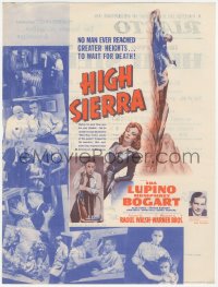 9p0074 HIGH SIERRA herald 1941 Humphrey Bogart as Mad Dog Killer Roy Earle, sexy Ida Lupino!