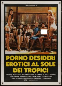 9p1706 BEST OF GAIL PALMER Italian 1p 1981 Ezio Tarantelli art of six sexy near-naked women!