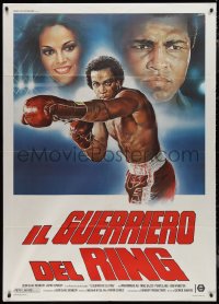 9p1733 BODY & SOUL Italian 1p 1983 different Sciotti art of boxer Leon Isaac Kennedy & Muhammad Ali!