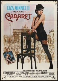 9p1746 CABARET Italian 1p 1972 Liza Minnelli in Nazi Germany, directed by Bob Fosse!