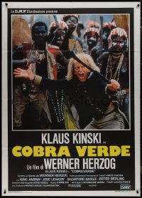 9p1767 COBRA VERDE Italian 1p 1988 Werner Herzog, Kinkski, wild completely different image!
