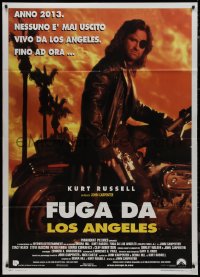 9p1817 ESCAPE FROM L.A. Italian 1p 1996 John Carpenter, Kurt Russell returns as Snake Plissken!