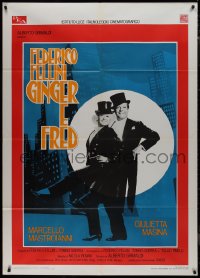 9p1850 GINGER & FRED Italian 1p 1986 Federico Fellini, Marcello Mastroianni, Giulietta Masina
