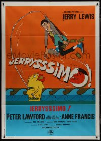 9p1879 HOOK, LINE & SINKER Italian 1p 1969 Jerry Lewis, Peter Lawford, completely different art!