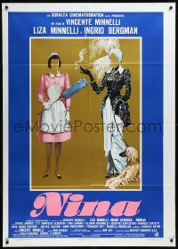 9p1971 MATTER OF TIME Italian 1p 1976 wonderful completely different art of faceless people & dog!