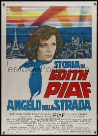 9p2016 PIAF: THE EARLY YEARS Italian 1p 1974 Guy Casaril, Brigitte Ariel as Edith, art by Avelli!