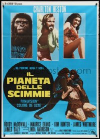 9p2019 PLANET OF THE APES Italian 1p R1970s Charlton Heston, classic sci-fi, different images!