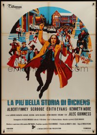 9p2050 SCROOGE Italian 1p 1971 Albert Finney as Ebenezer Scrooge, Charles Dickens!