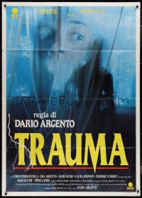 9p2108 TRAUMA Italian 1p 1993 creepy horror image, directed by Dario Argento!