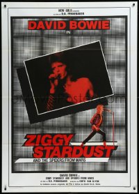 9p2149 ZIGGY STARDUST & THE SPIDERS FROM MARS Italian 1p 1984 David Bowie, Pennebaker, different!