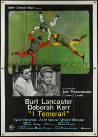 9p1529 GYPSY MOTHS Italian 2p 1969 Burt Lancaster, Deborah Kerr, John Frankenheimer, cool sky diving image!