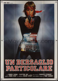 9p1530 HANDGUN Italian 2p 1984 Karen Young, Clayton Day, Toney Garnett, different sexy art!