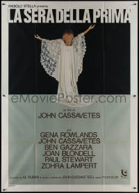 9p1593 OPENING NIGHT Italian 2p 1978 directed by John Cassavetes, full-length Gena Rowlands!