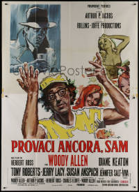 9p1602 PLAY IT AGAIN, SAM Italian 2p R1970s Woody Allen, Diane Keaton, Jerry Lacy as Bogart!