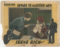 9p1036 BEWARE OF MARRIED MEN LC 1928 great close up of Irene Rich scolded by young Myrna Loy, rare!