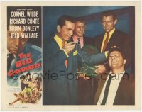 9p1038 BIG COMBO LC 1955 Richard Conte tortures Cornel Wilde during questioning, film noir!