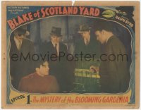 9p1044 BLAKE OF SCOTLAND YARD chapter 1 LC 1937 Ralph Byrd, The Mystery of the Blooming Gardenia!