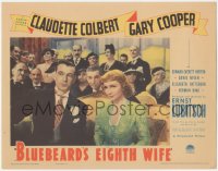 9p1047 BLUEBEARD'S EIGHTH WIFE LC 1938 Claudette Colbert & millionaire Gary Cooper, Ernest Lubitsch!