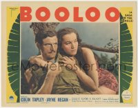 9p1049 BOOLOO LC 1938 best close up of Jayne Regan & Colin Tapley in the Malaysian jungle!