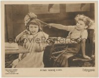 9p1070 COMMENCEMENT DAY LC 1924 Jackie Condon & Kornman in a hair raising scene, Our Gang, rare!